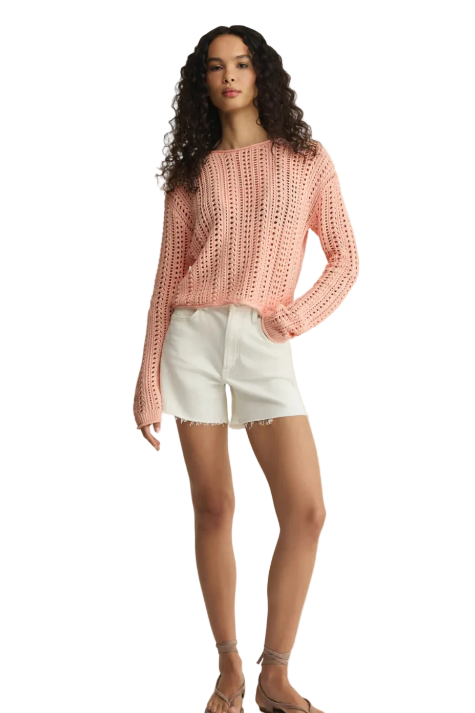 UPLAND CROCHET SWEATER TOP