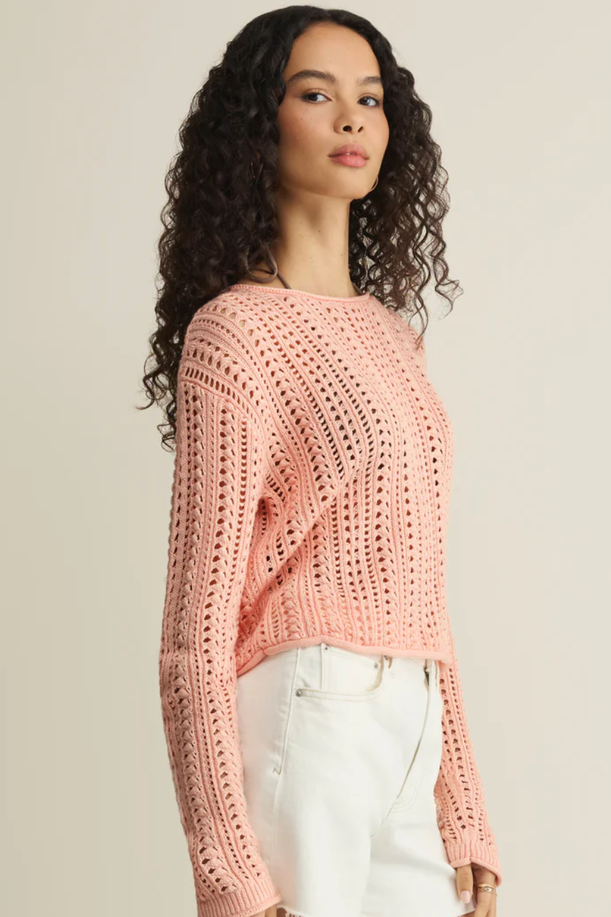 UPLAND CROCHET SWEATER TOP