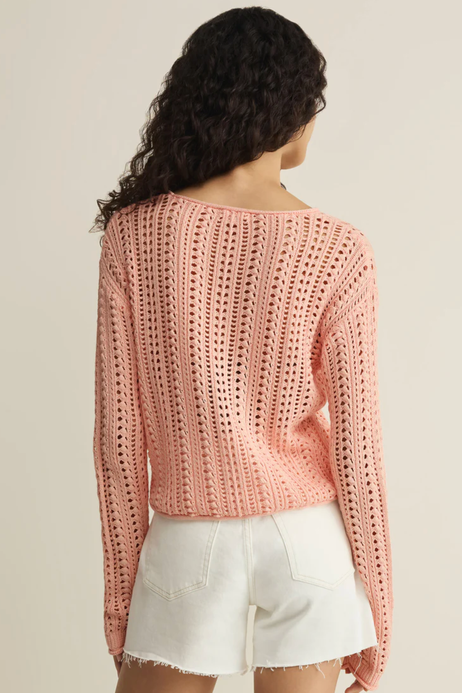 UPLAND CROCHET SWEATER TOP