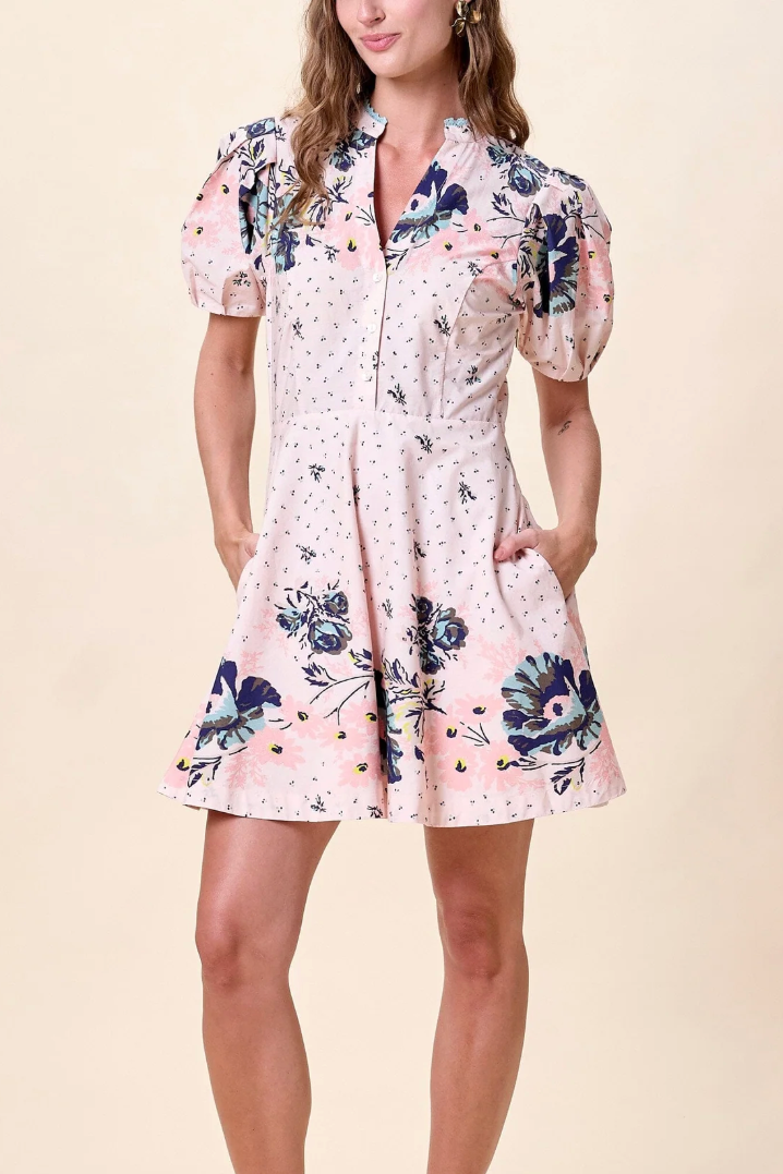 MICAH MINI DRESS | LIORA PRINT