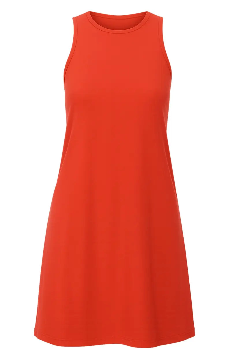 JUSTINE DRESS VALIANT POPPY