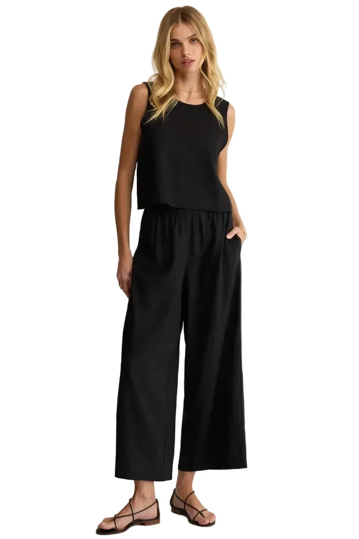 SCOUT LINEN PANT - BLACK