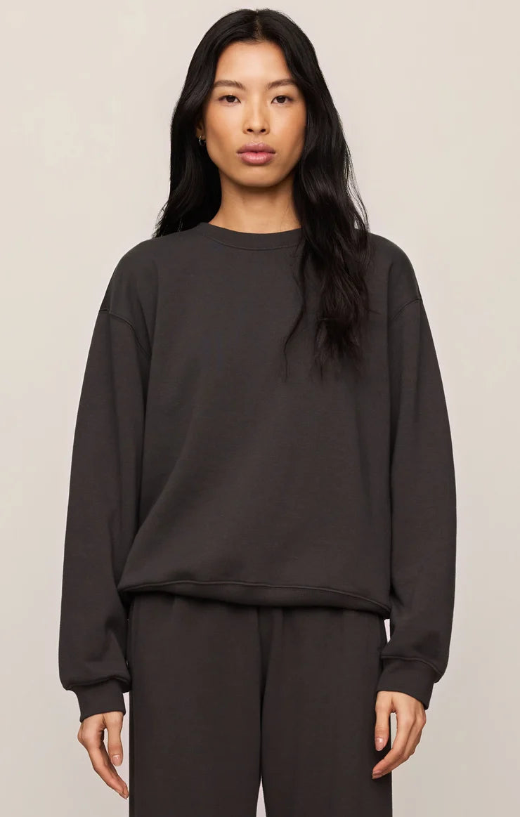 Boyfriend Sweatshirt / ash black