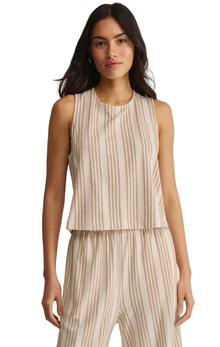 SLOANE KNIT STRIPED TANK TOP