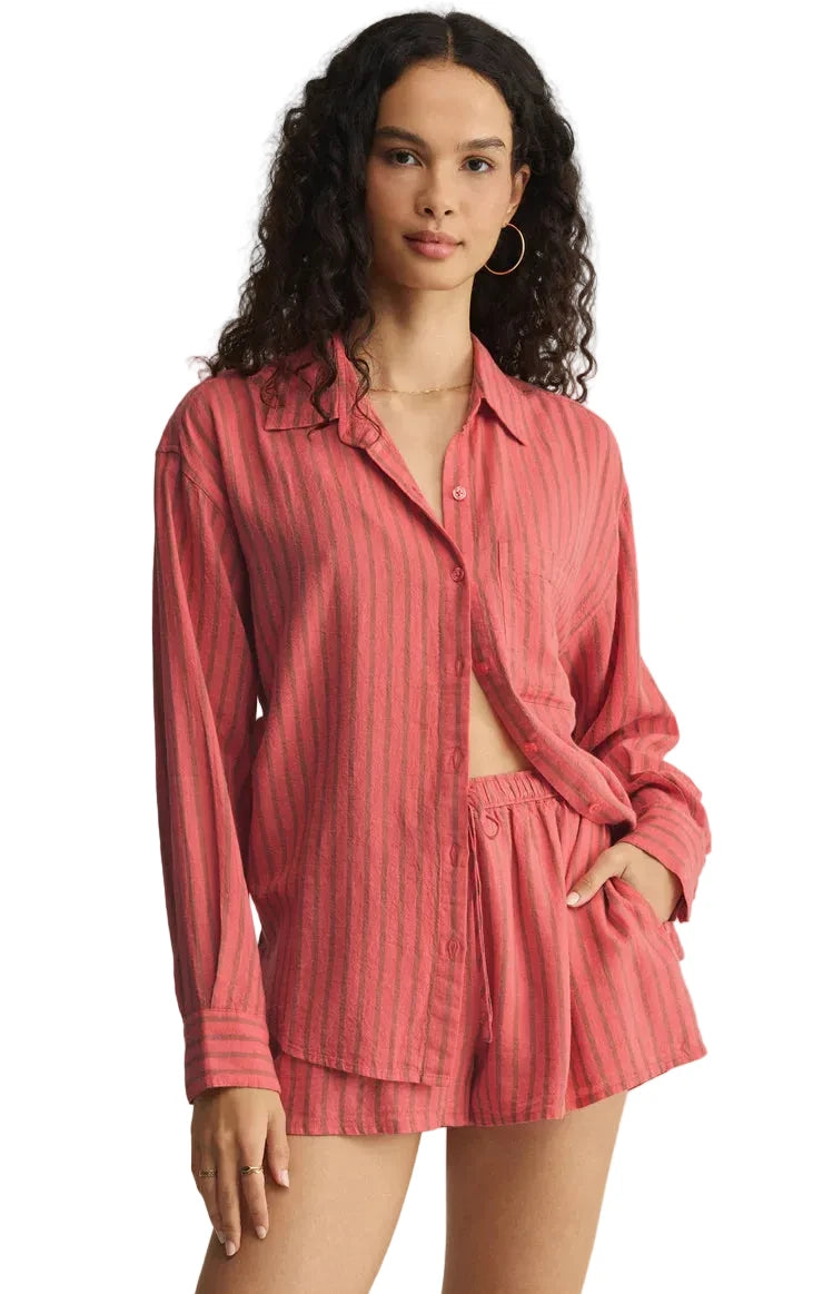 THE PERFECT STRIPED BUTTON UP