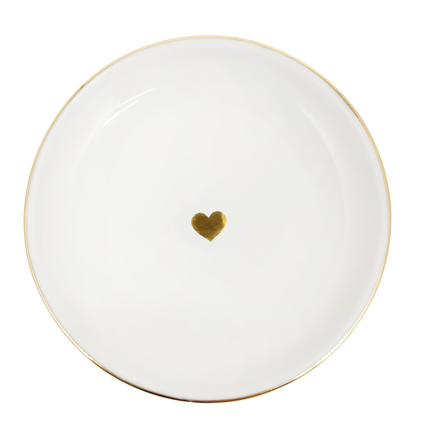 Gold Heart Jewelry Dish