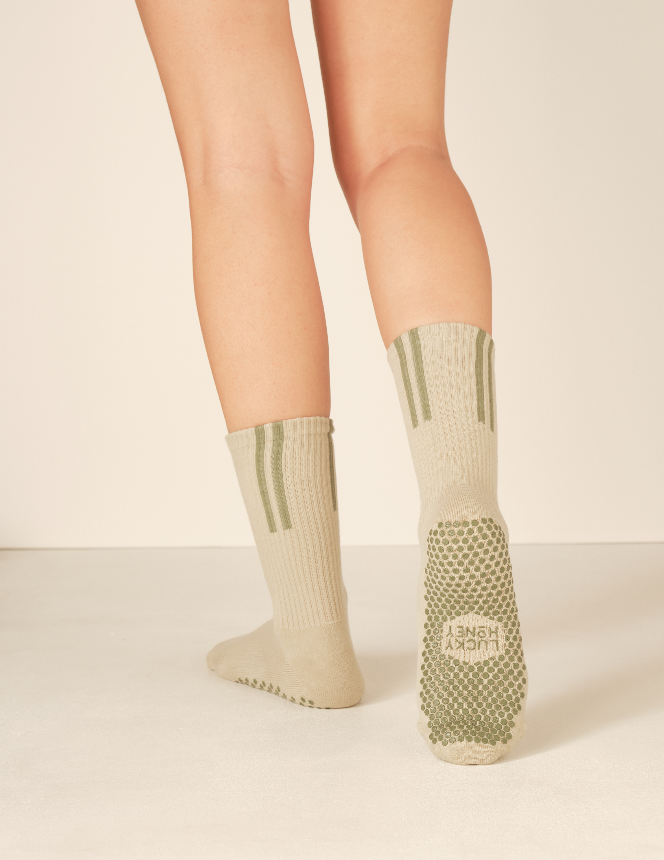 The Lucky Stripe Grip Sock